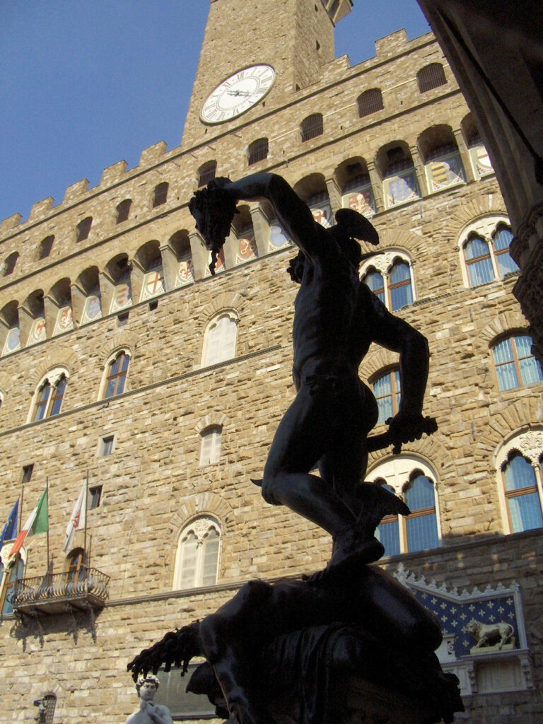 Plaza Señoría Florencia. Hogueras de las vanidades Savonarola